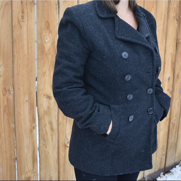 Bass Wool Pea Coat - Picture 3 of 14